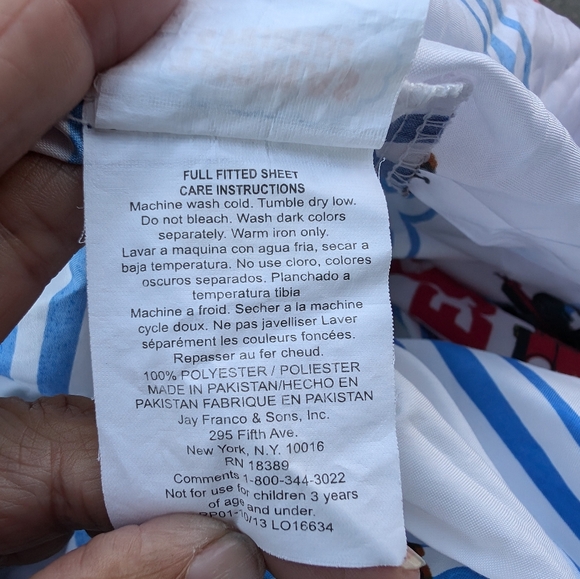 2013 GULLANE THOMAS THE TANK full size fitted sheet NICE CONDITION - Picture 4 of 6